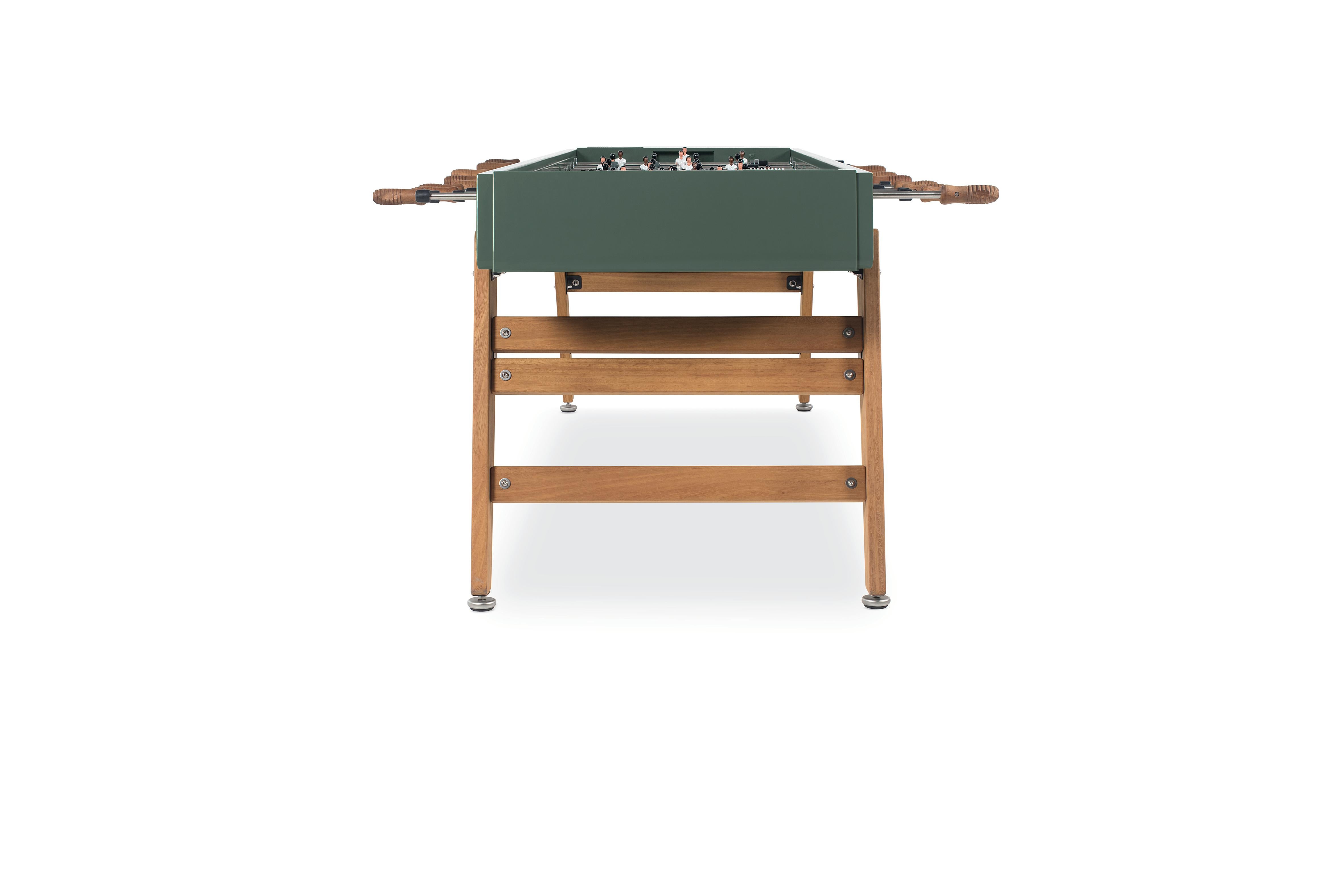 Outdoor/Indoor GRÜNER FUSSBALLTISCH RS3 Max von RS Barcelona für bis zu 8 Spieler (Moderne) im Angebot