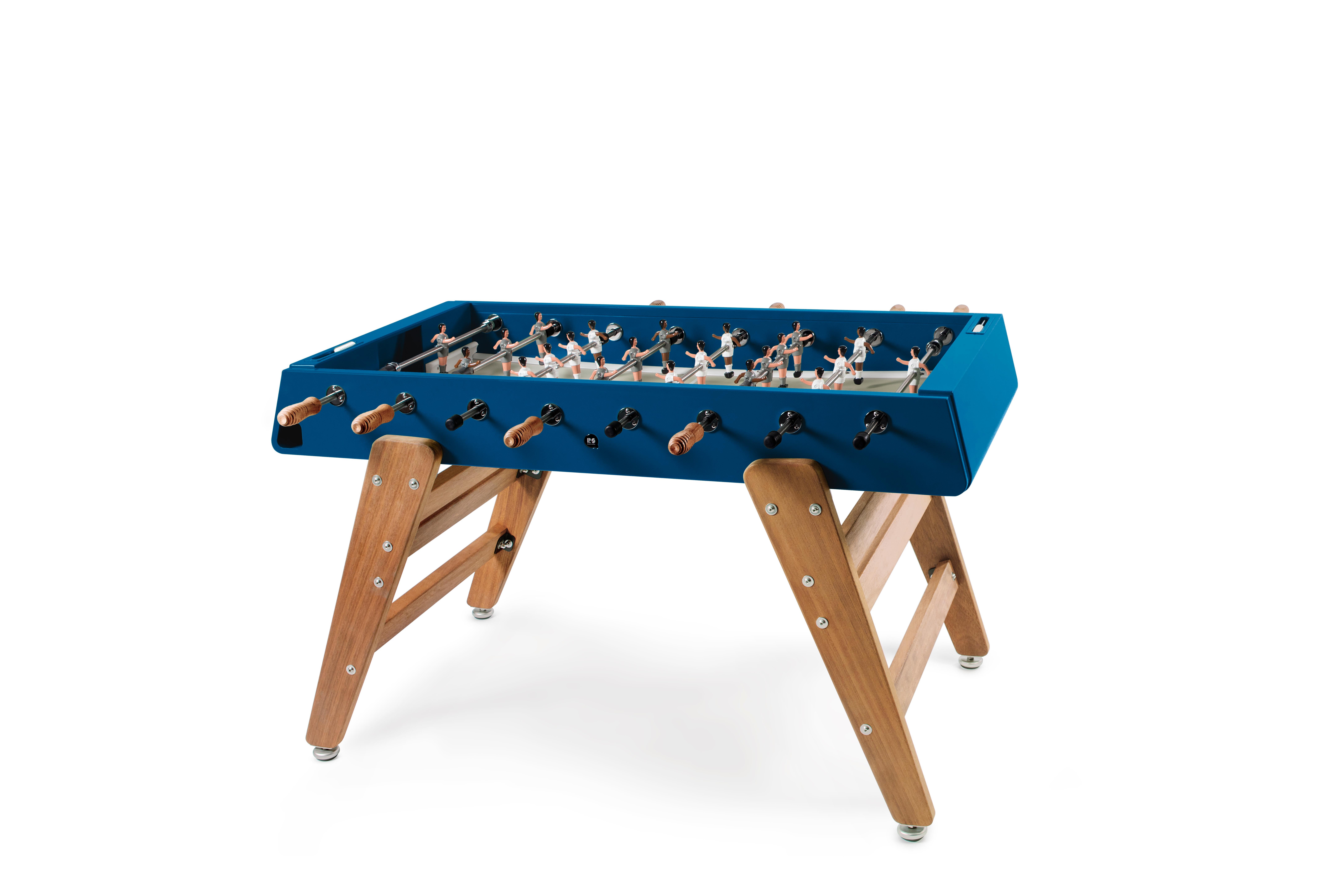 FUTBOLÍN RS3 MADERA
DISEÑADO POR RAFAEL RODRÍGUEZ para RS Barcelona

Con el futbolín RS3 Wood, un nuevo jugador entra en el juego. Juegos con un toque de madera. Un diseño más cálido para los que saben que la combinación de dos buenos ingredientes