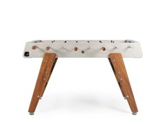 Tavolo da calcio da esterno/interno in metallo e legno INOX RS3 WOOD di RS Barcelona