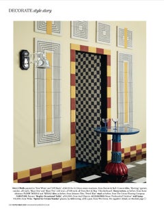 Außen-/Innenleuchte Josef Hoffmann Jugendstil Wandleuchte, Re Edition