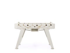 MESA DE FÚTBOL PARA EXTERIOR/INTERIOR BLANCA Y ORO 24K RS2 GOLD by RS Barcelona