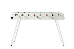 Outdoor/Indoor WHITE Metal FOOSBALL TABLE RS3 by RS Barcelona