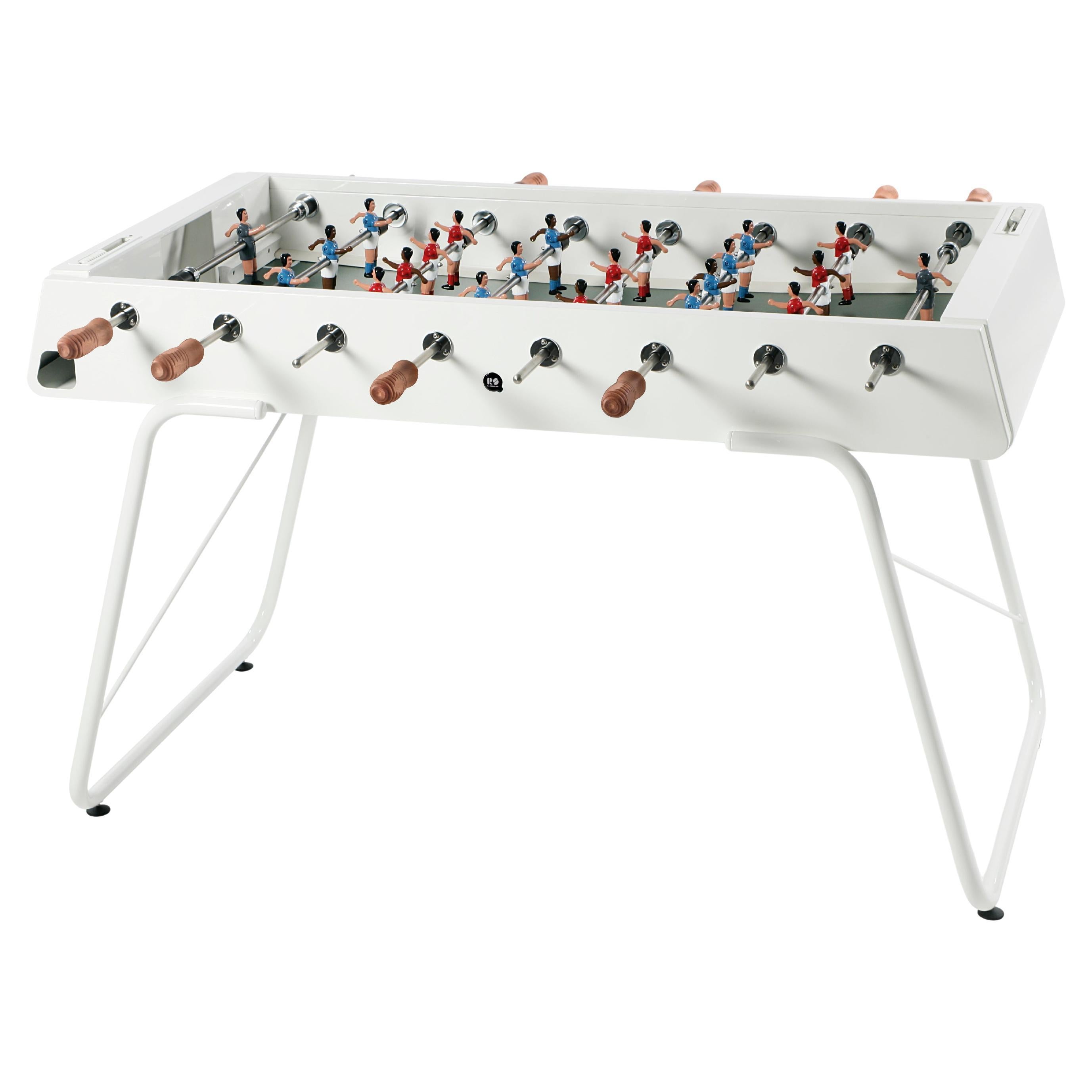 MESA DE FÚTBOL DE METAL BLANCA PARA EXTERIOR/INTERIOR RS3 by RS Barcelona
