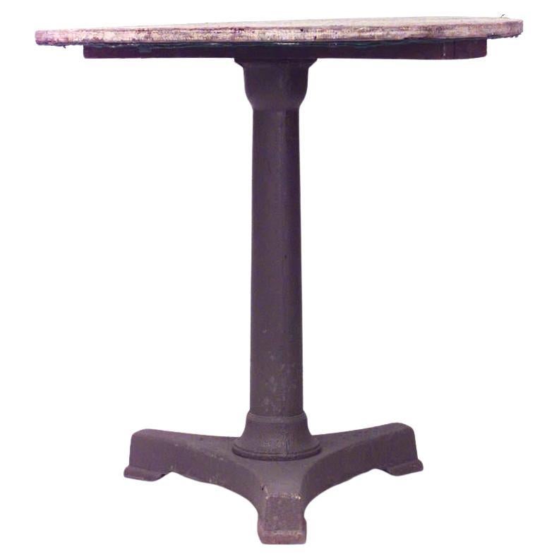 Table de café en fer pour l'extérieur