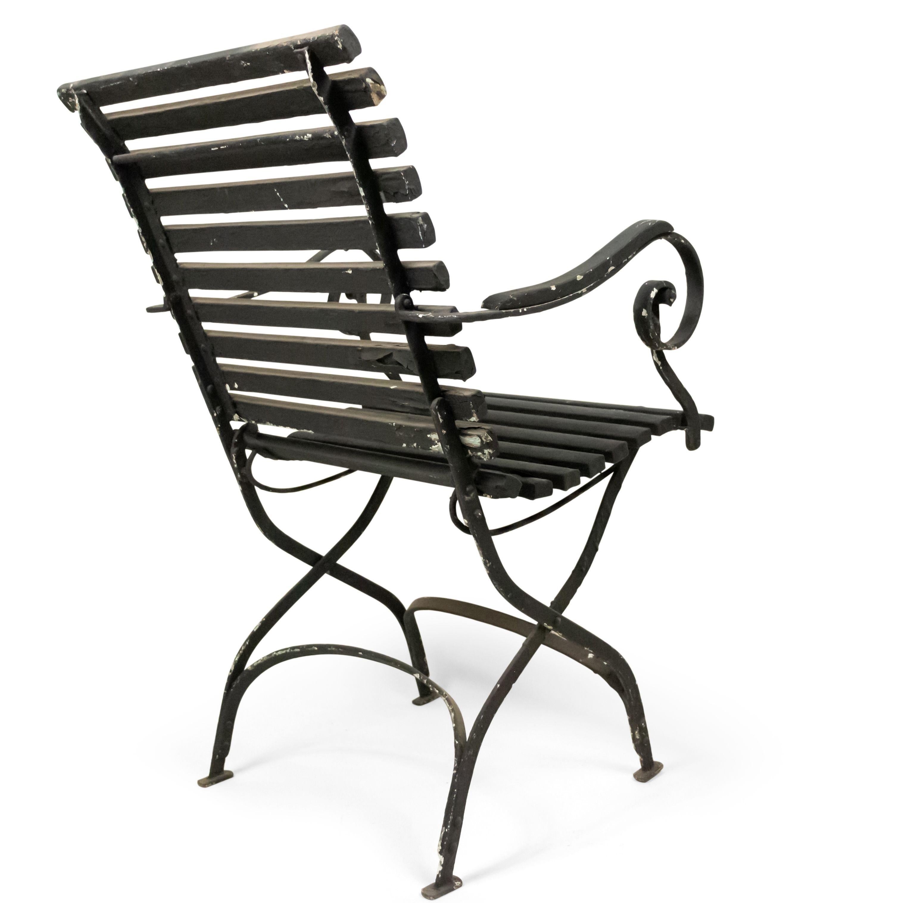 Outdoor Iron Folding Chairs For Sale 4