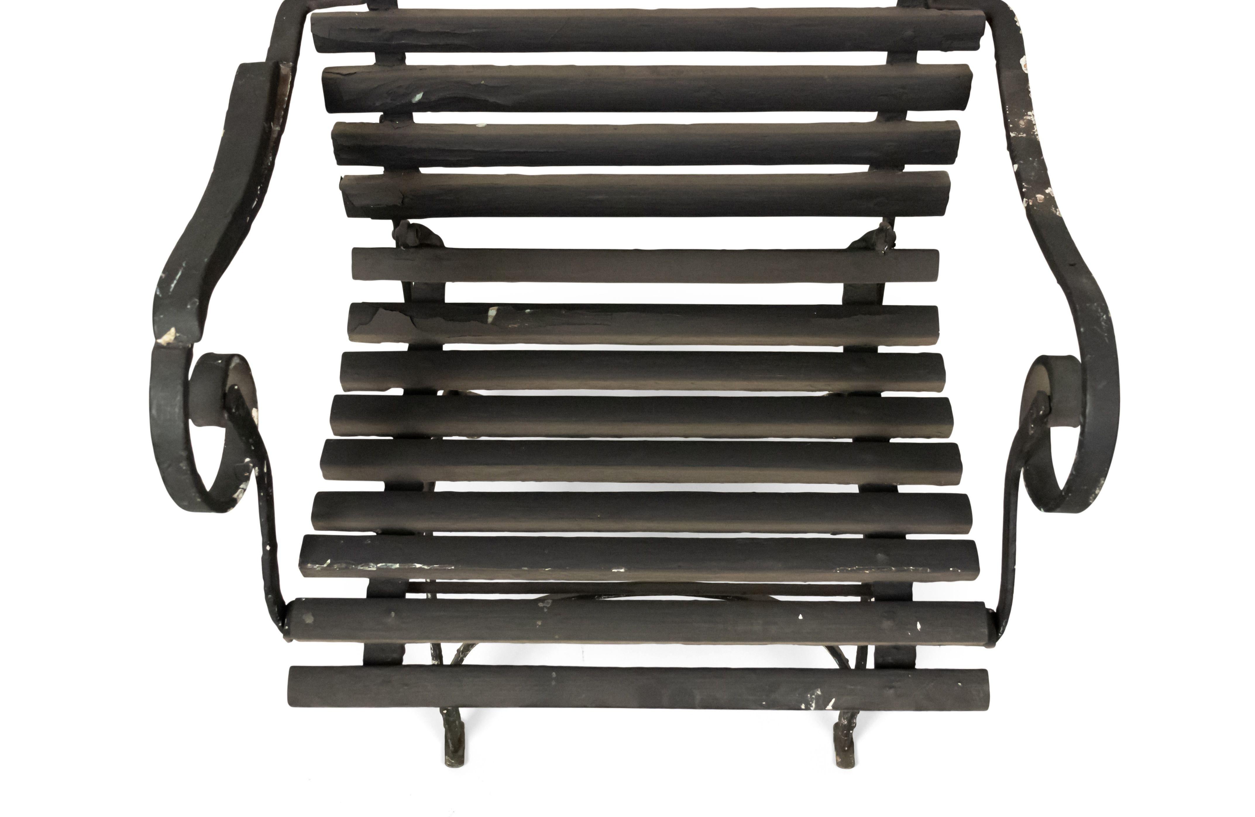 Sillas plegables de hierro para exterior en venta 4