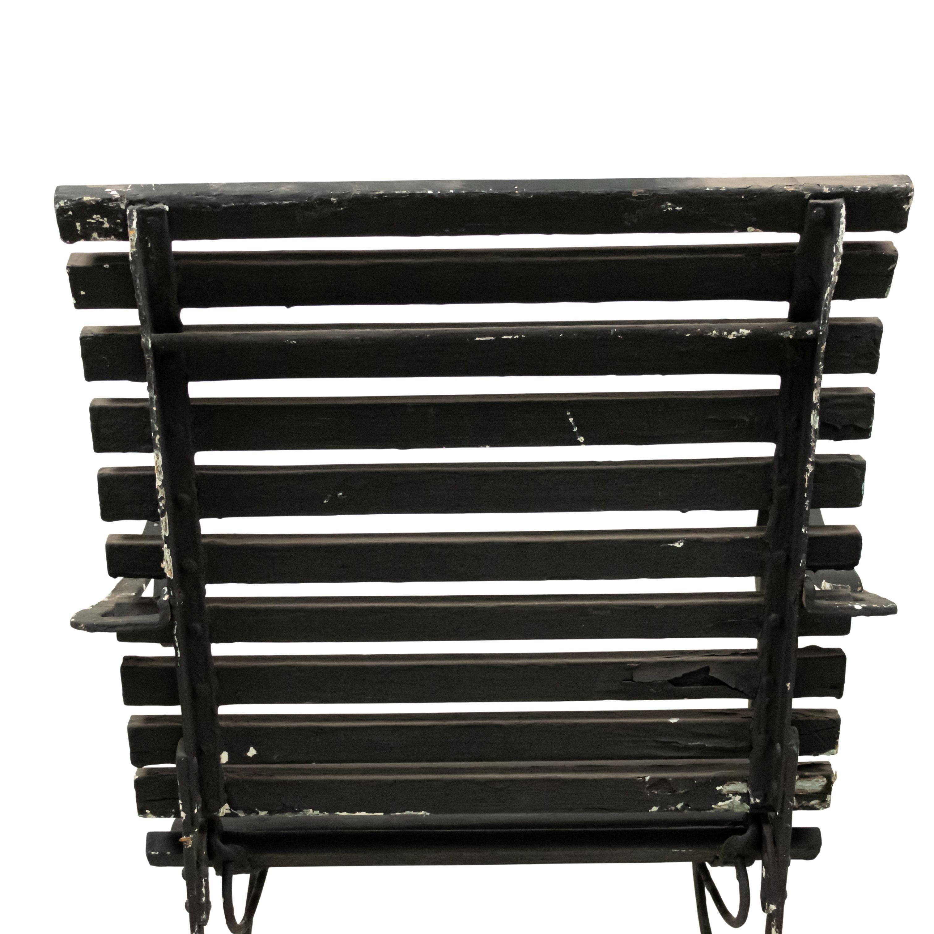 Outdoor Iron Folding Chairs For Sale 3