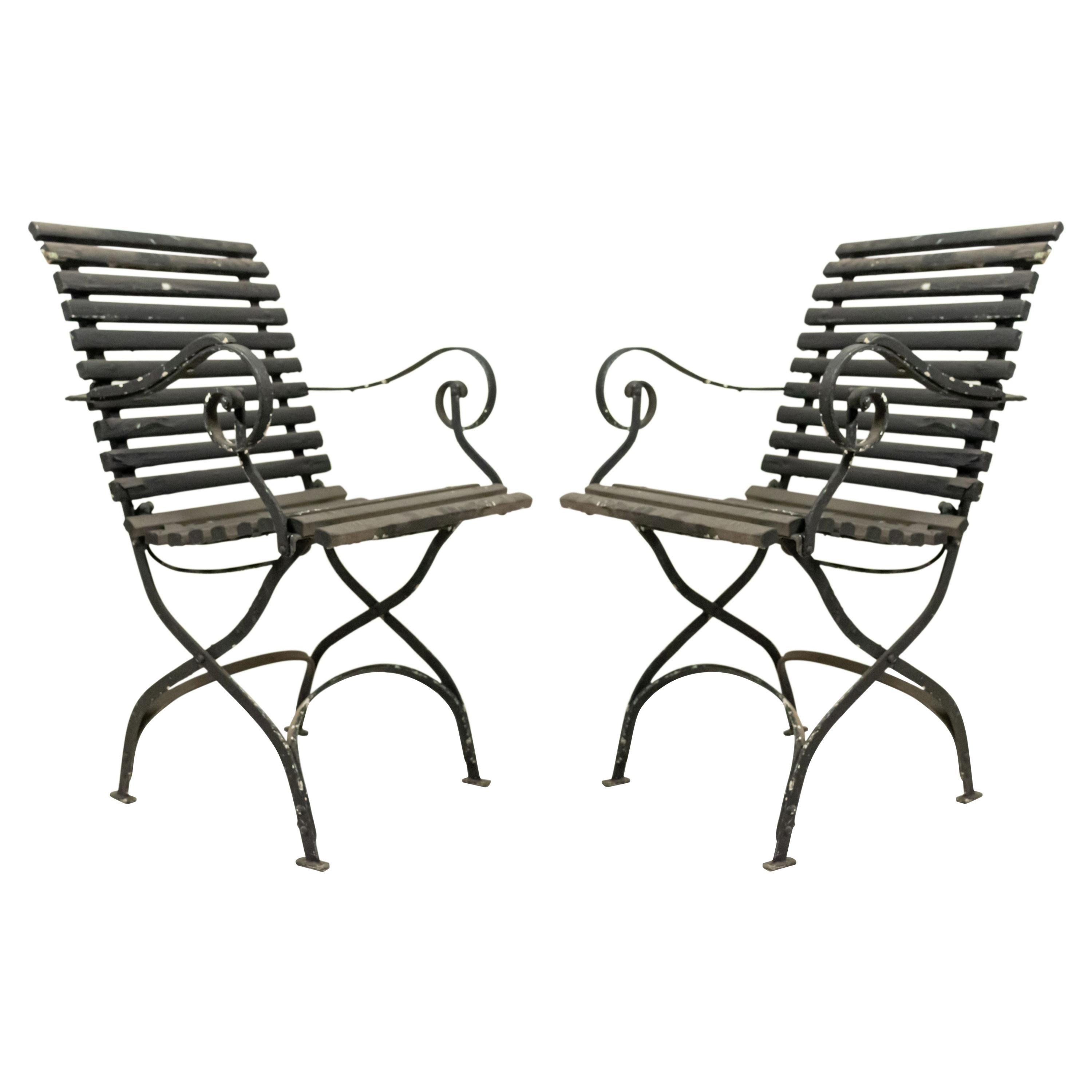 Outdoor Iron Folding Chairs For Sale