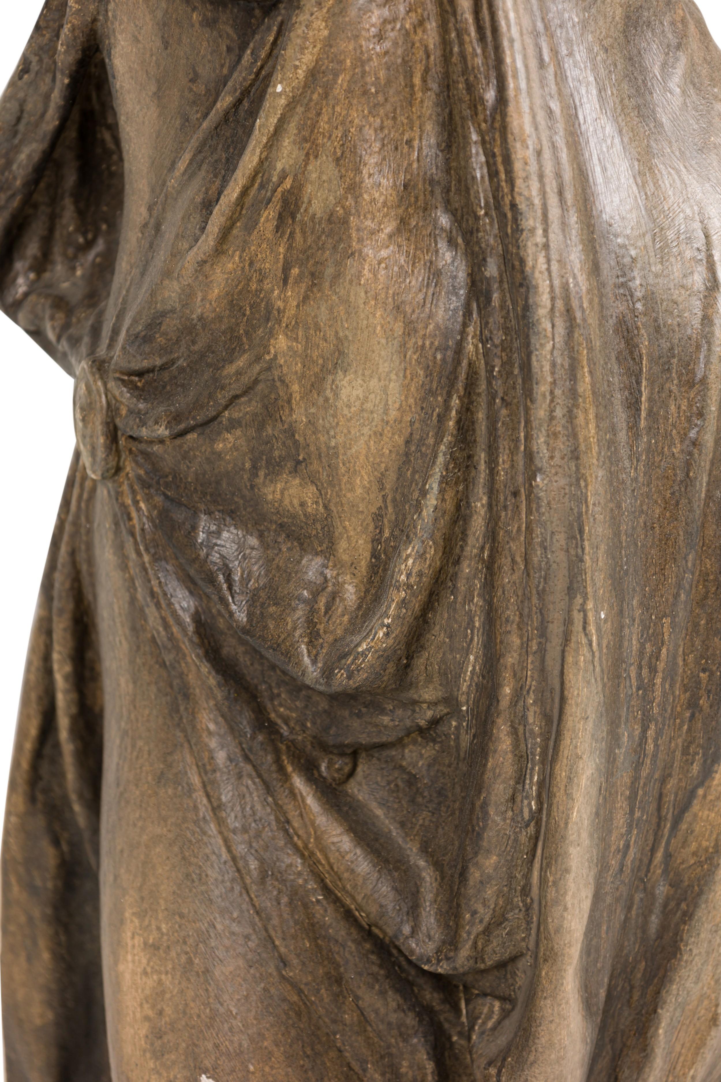 Outdoor Iron Greek Woman Statuary For Sale 2