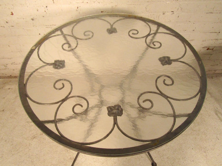 Outdoor Iron Table For Sale at 1stDibs