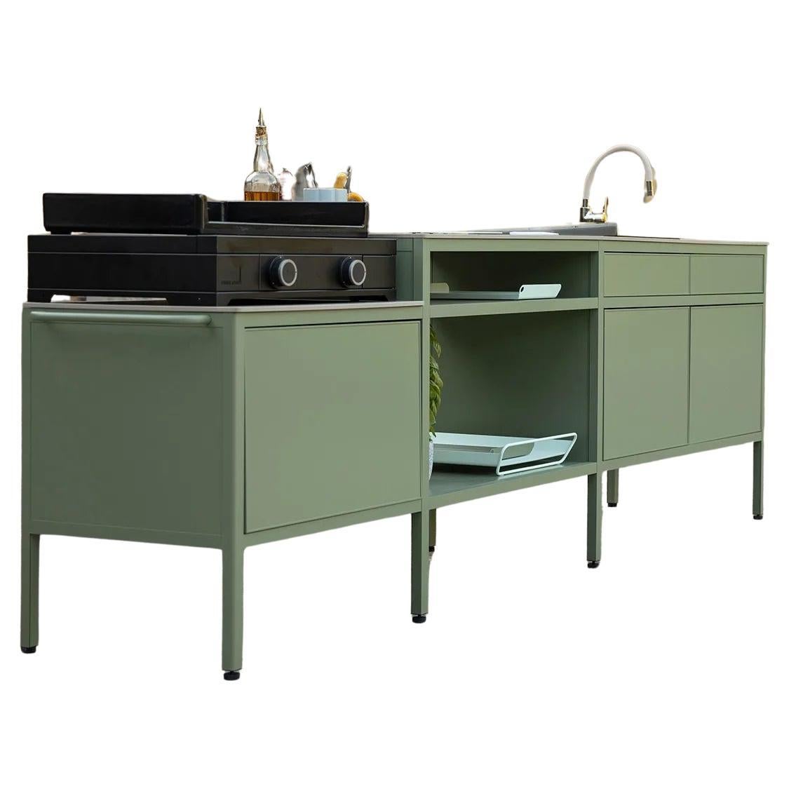 Cucina da esterno Fermob Goosto Kitchen The Generous design Studio Fermob in vendita