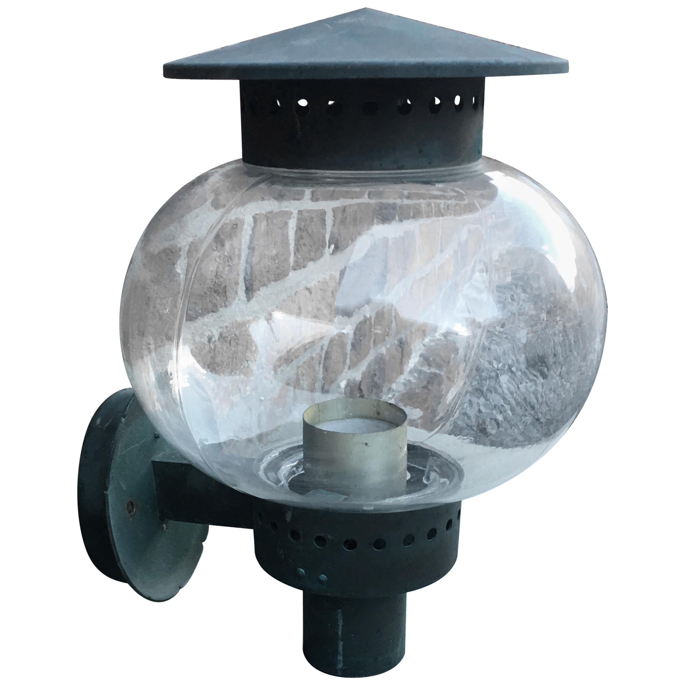 Outdoor Lamp Art Deco Period, Attributed to Jean Perzel, circa 1930 For Sale