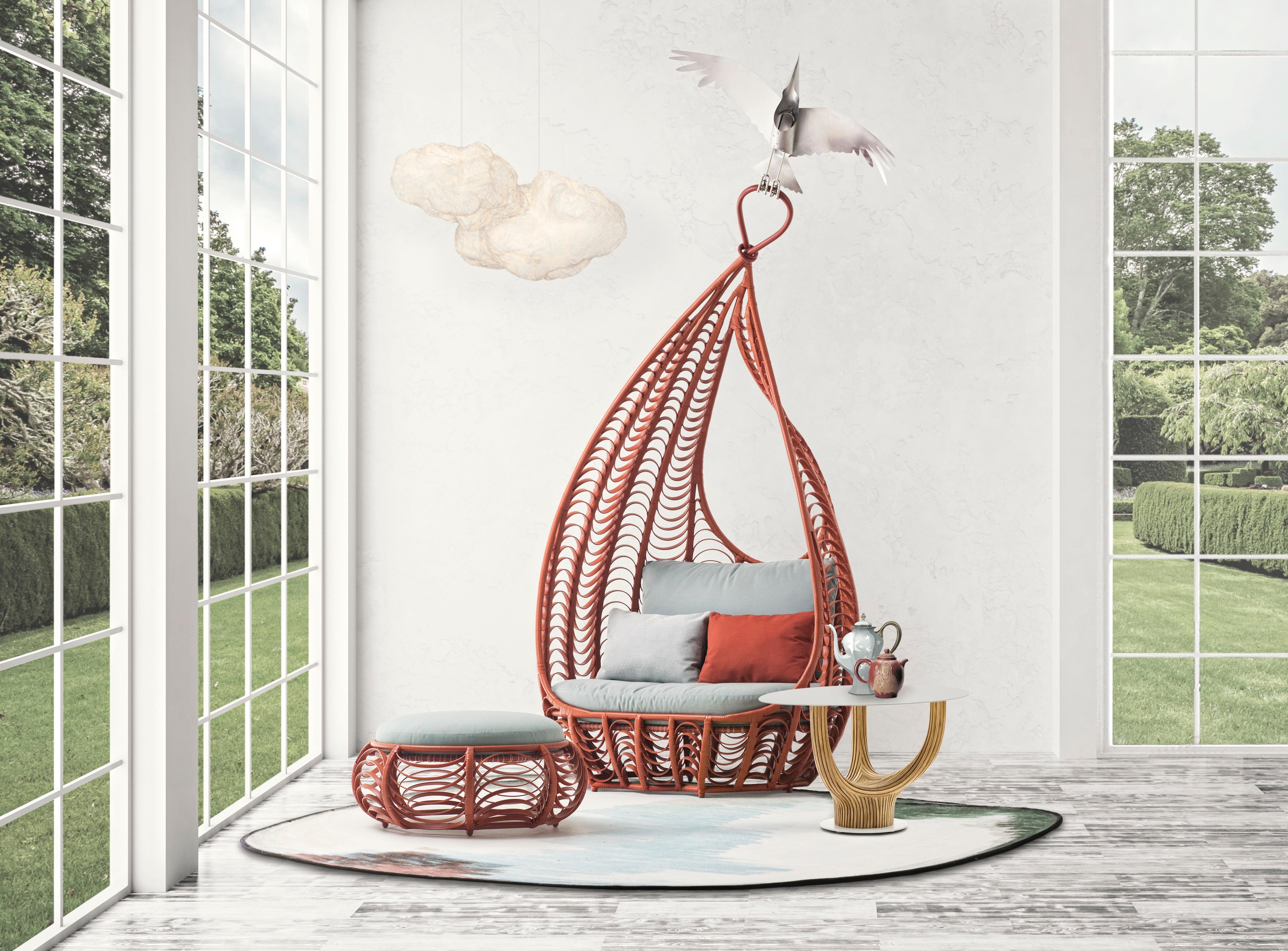 Moderno Pouf Lasso per esterni di Kenneth Cobonpue in vendita