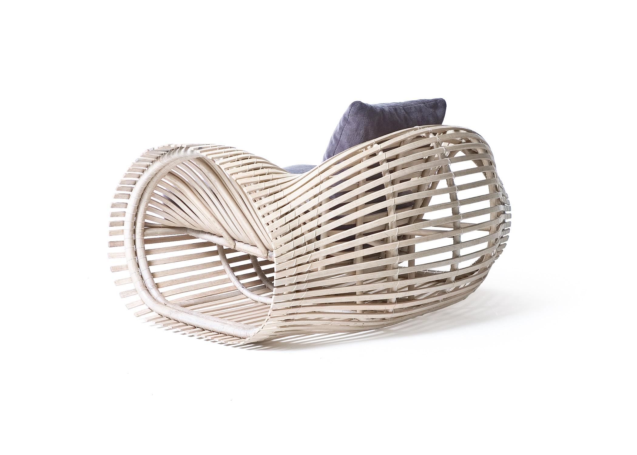 Modern Outdoor Lolah Easy Armchair by Kenneth Cobonpue For Sale