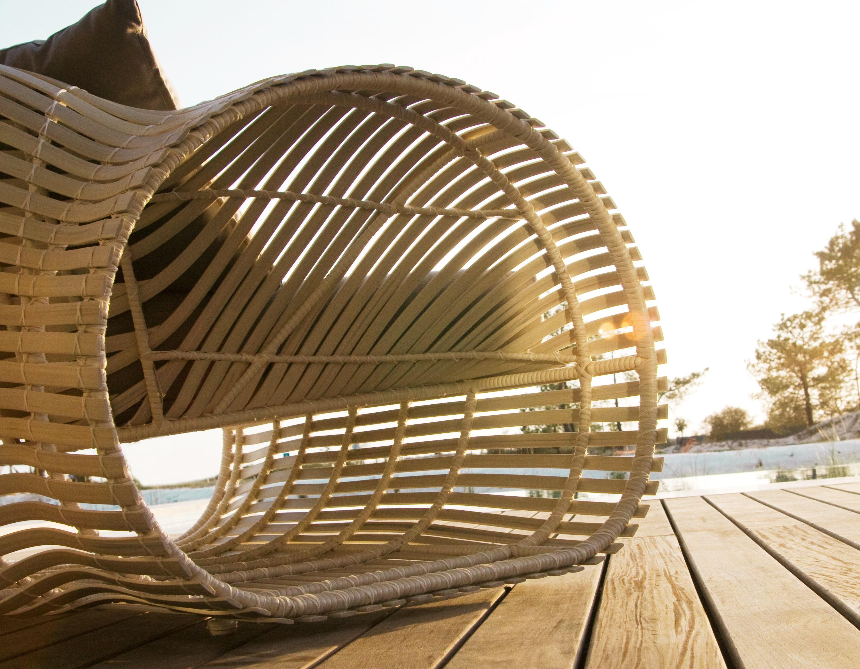 Philippine Outdoor Lolah Easy Armchair by Kenneth Cobonpue