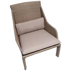 Used Outdoor Lounge Armchair Bel Air Collection Design by Sacha Lakic