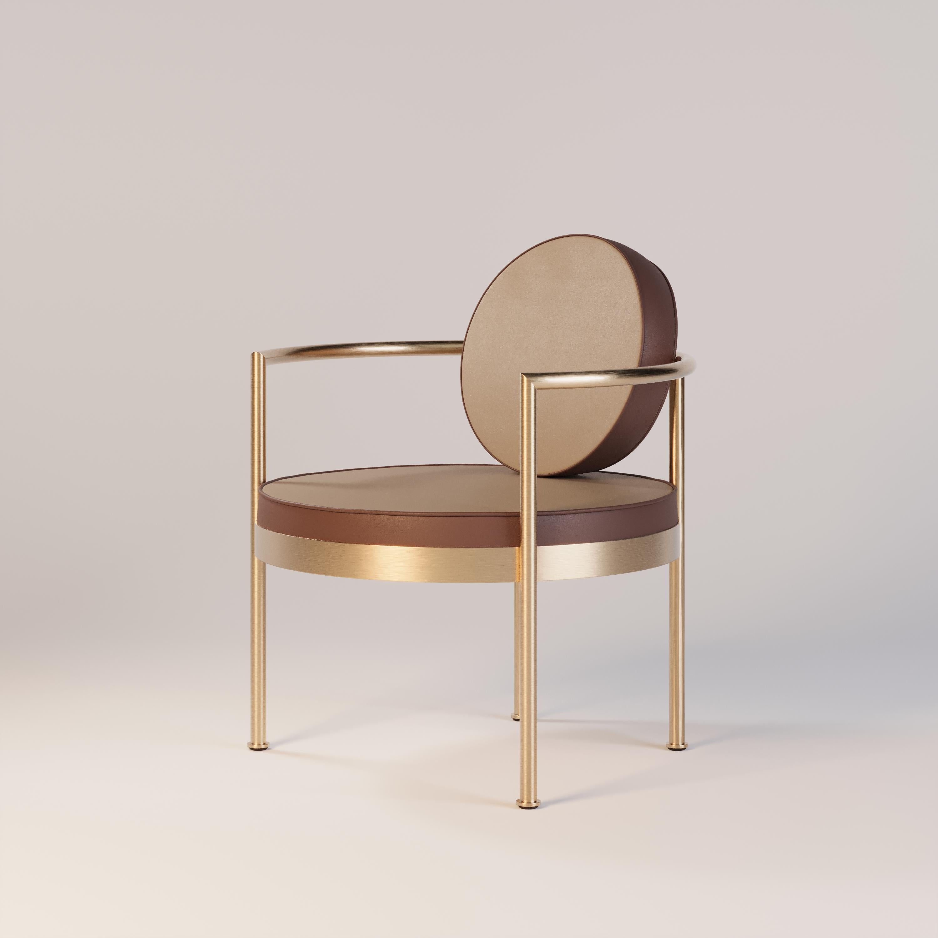 Outdoor Lounge Chair Featuring a Gold Plated Frame In New Condition For Sale In Santo Tirso, PT