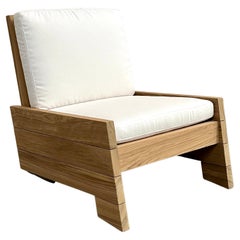 Outdoor Lounge Chair Made from Teak
