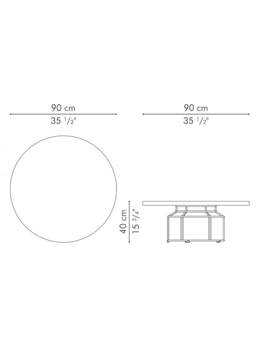 Modern Outdoor Low Mason Coffee Table by Kenneth Cobonpue For Sale