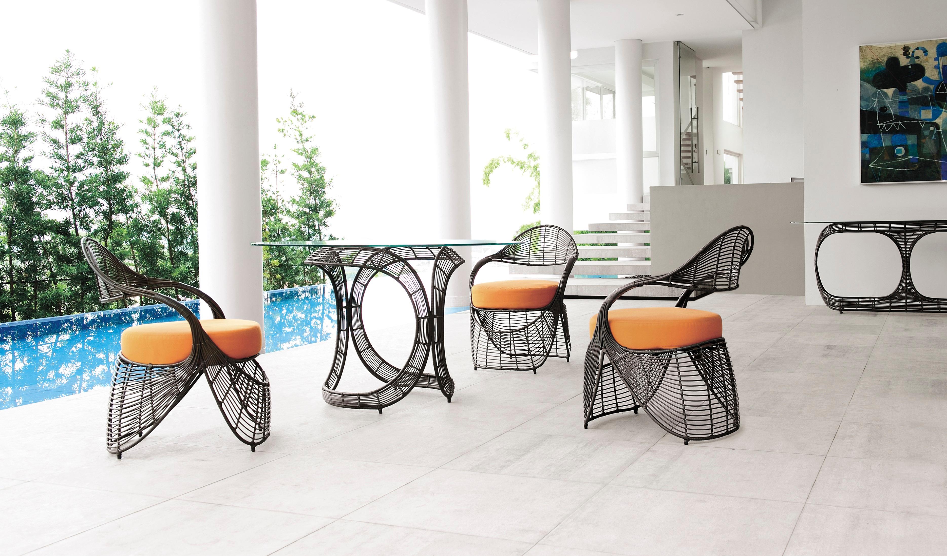 Outdoor Manolo Easy Armchair by Kenneth Cobonpue In New Condition In Geneve, CH