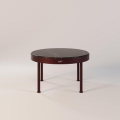 Myface Trace Coffee Table in a Luxury Outdoor Marble and Steel Base