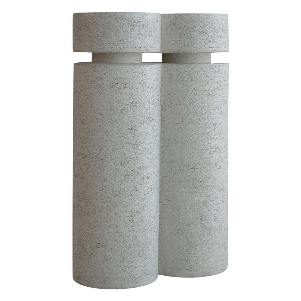 Outdoor Sunday Coffee Table in Whitestone Fiberglass by May Furniture ...