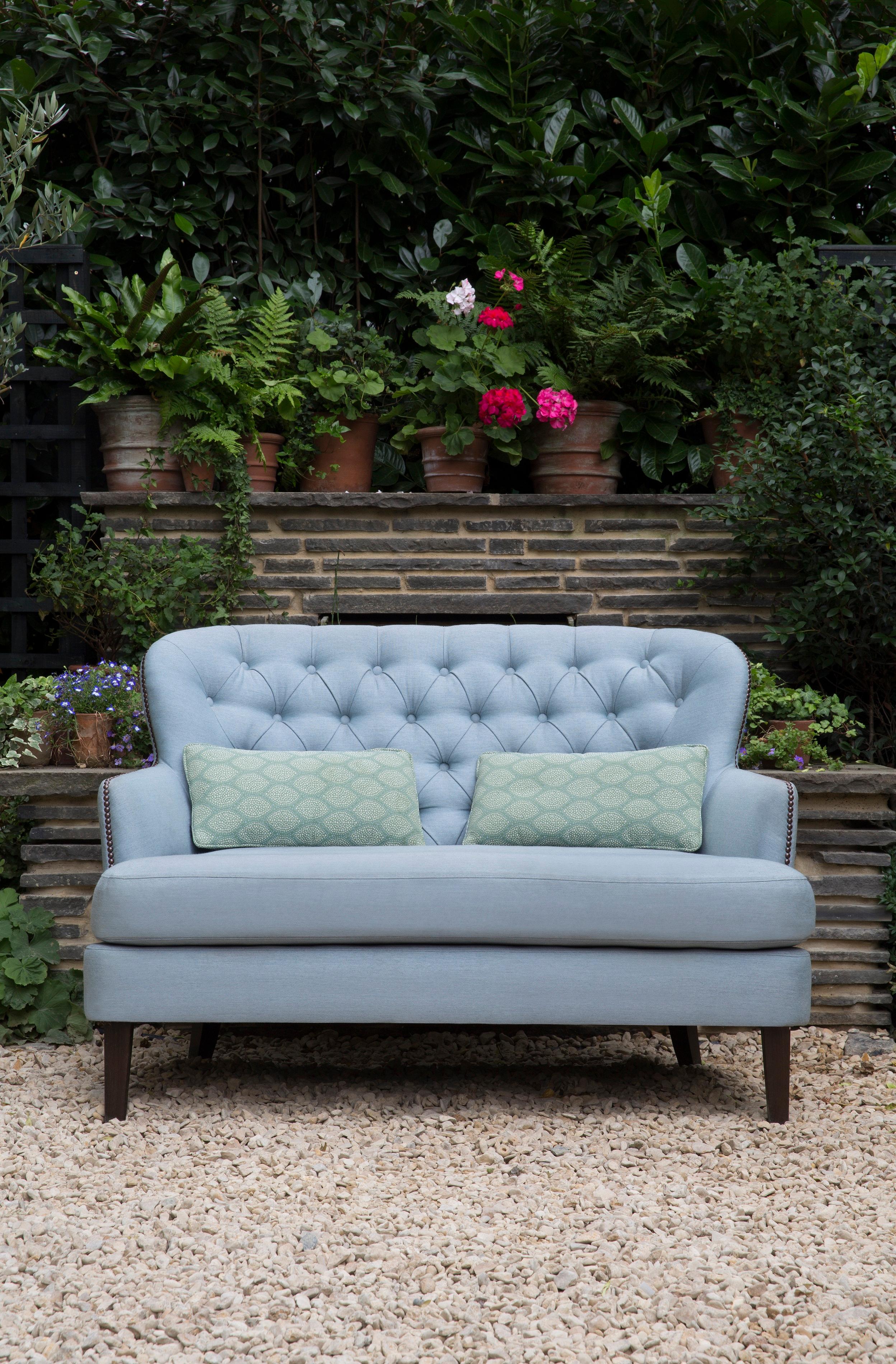 Modern Outdoor Masseto Loveseat by Coco Wolf For Sale