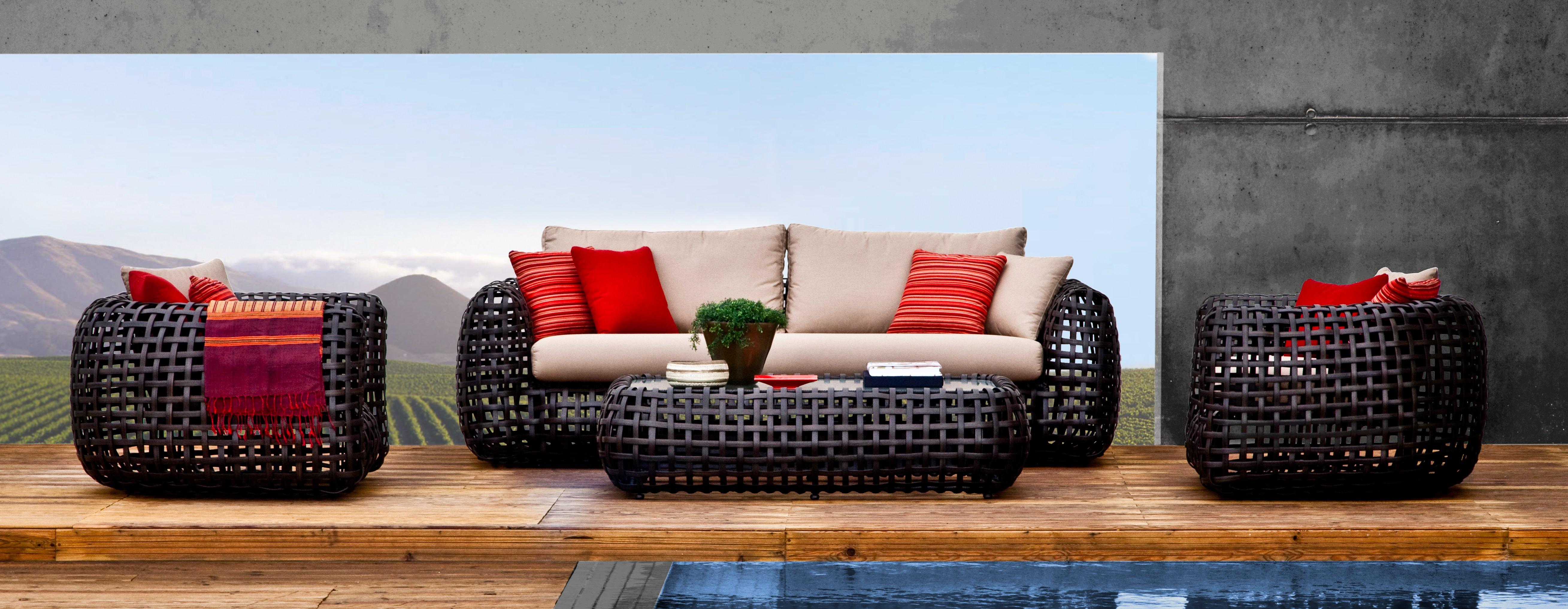 Philippine Outdoor Matilda Sofa by Kenneth Cobonpue For Sale
