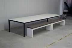 Modern Outdoor Dining Table by Albino Miranda, Reinforced Resin