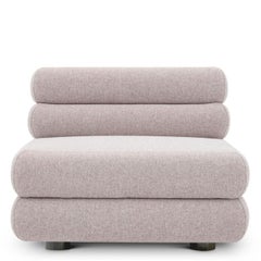 Sofá Modular Exterior Módulo Medio Mauricio Gris Claro