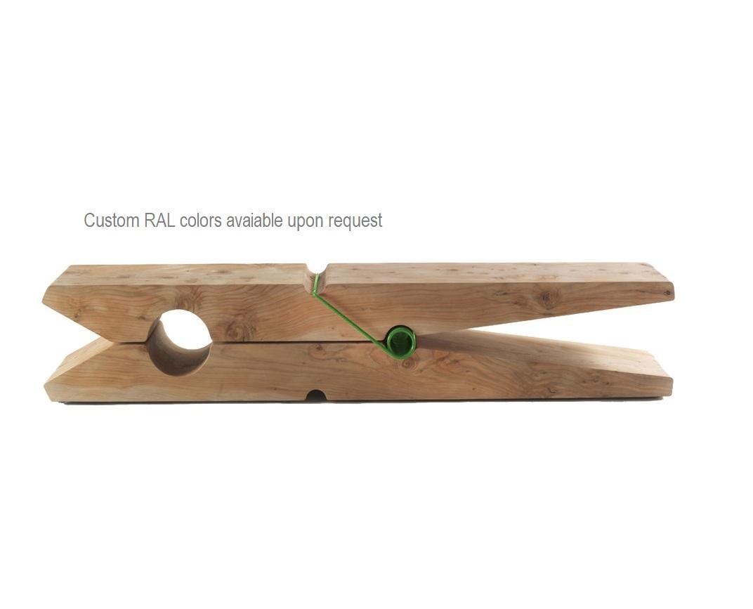 Banc d'extérieur Molletta Medium Cedar de Baldessari & Baldessari en vente 1