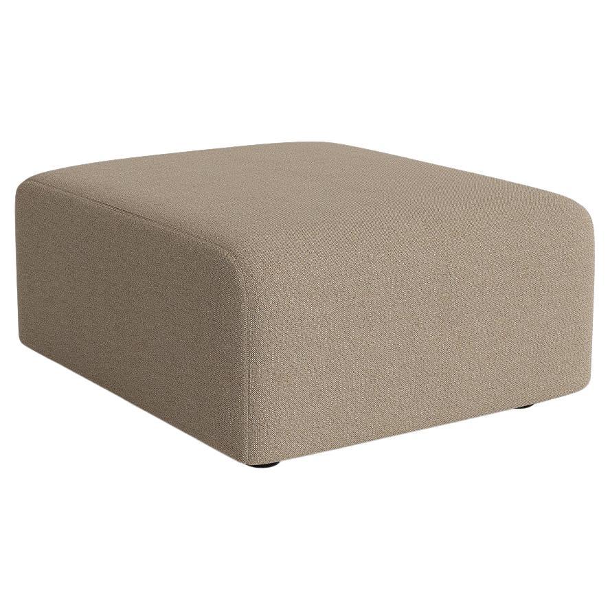 Outdoor Ottoman 'Studio' by Norr11, Modular Sofa, Classic, Coconut For Sale