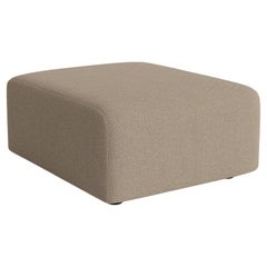 Outdoor Ottoman 'Studio' by Norr11, Modular Sofa, Classic, Coconut