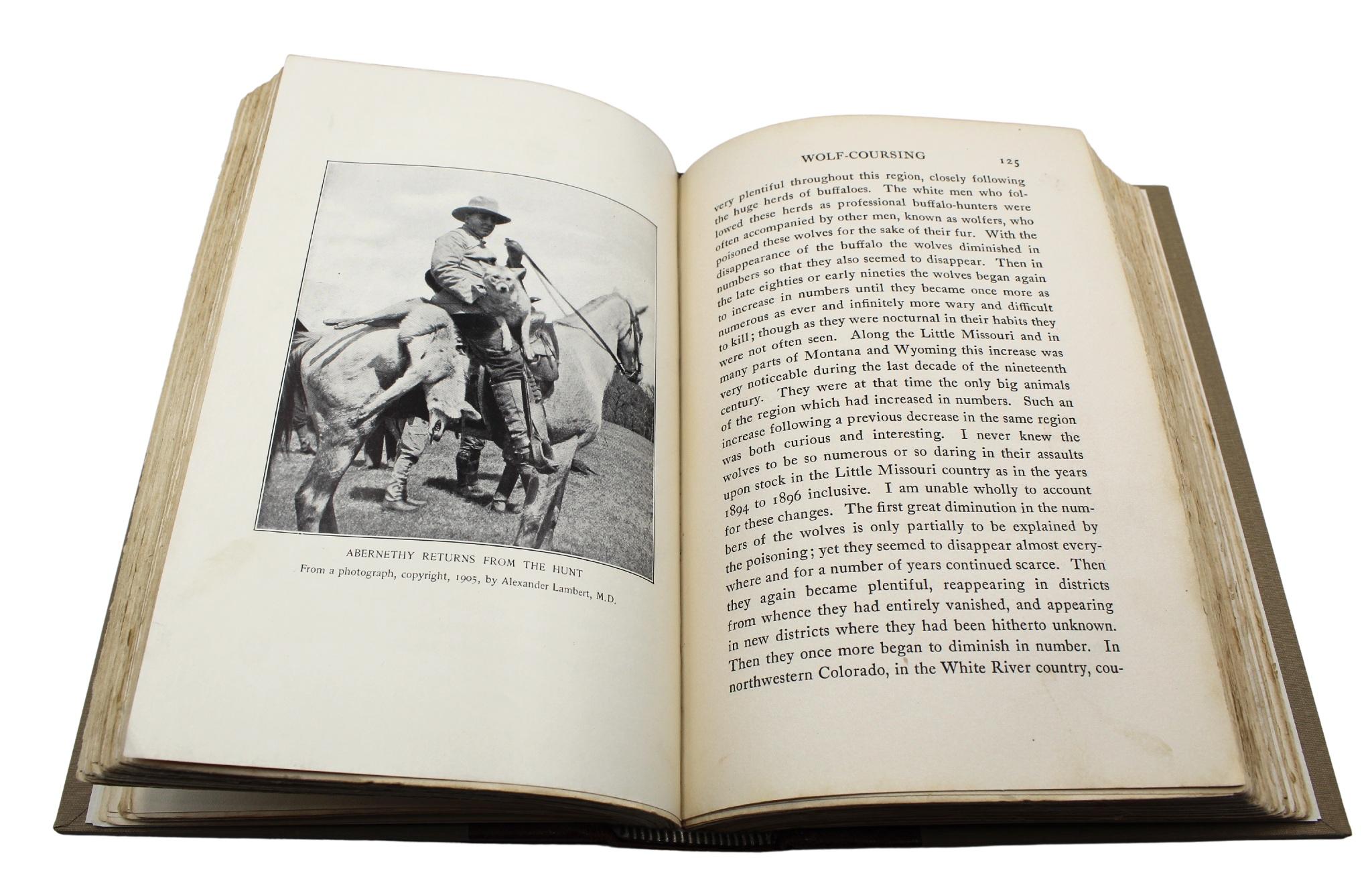 Outdoor Pastimes of an American Hunter von Theodore Roosevelt, Erstausgabe 1905 3