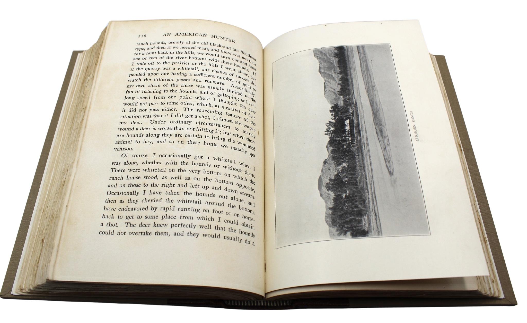Outdoor Pastimes of an American Hunter von Theodore Roosevelt, Erstausgabe 1905 4