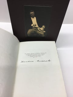 "Outdoor Pastimes of an American Hunter" Signed by Theodore Roosevelt, 1905
