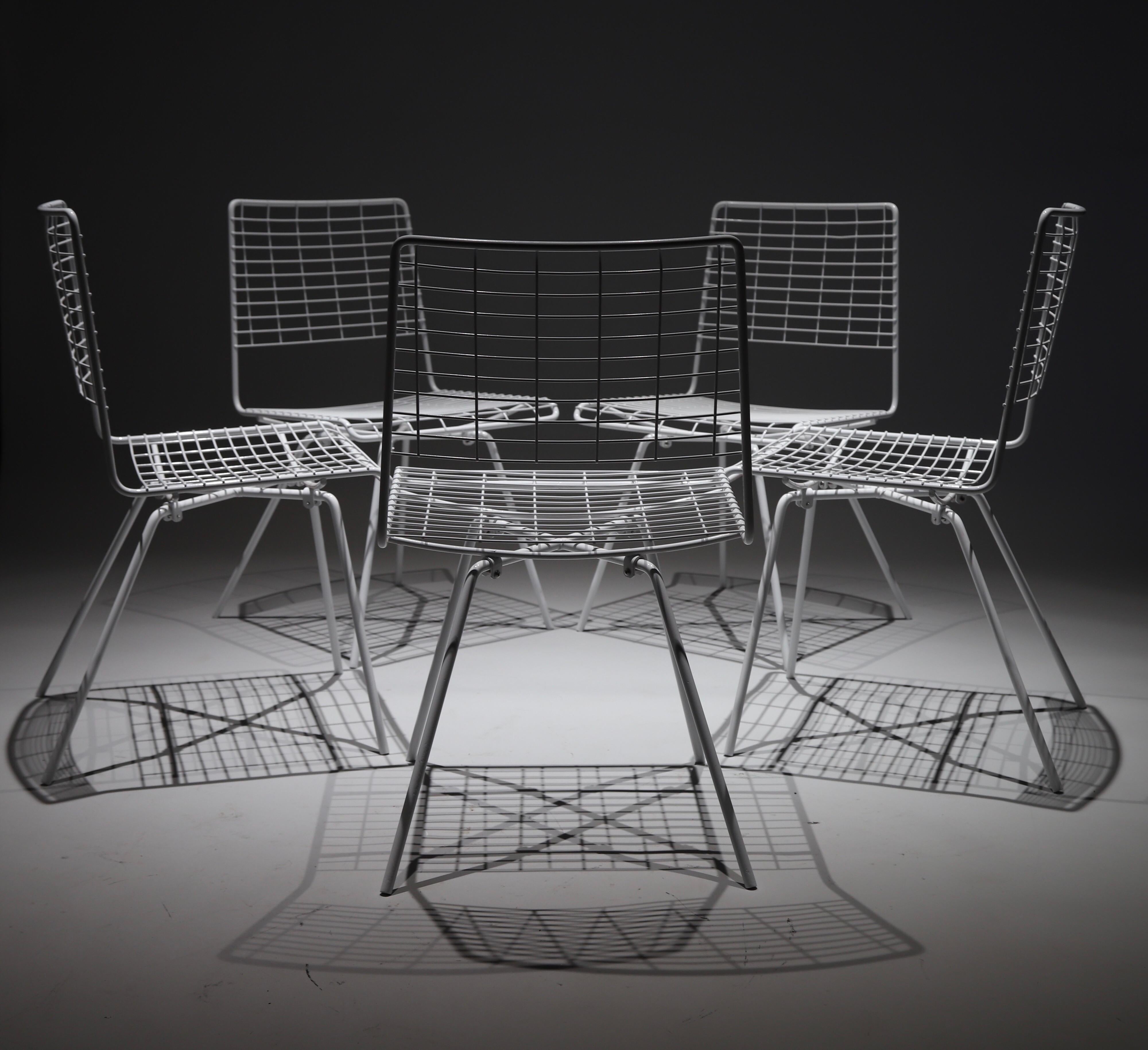Mid-20th Century Outdoor Patio Dining Chairs by John Keal