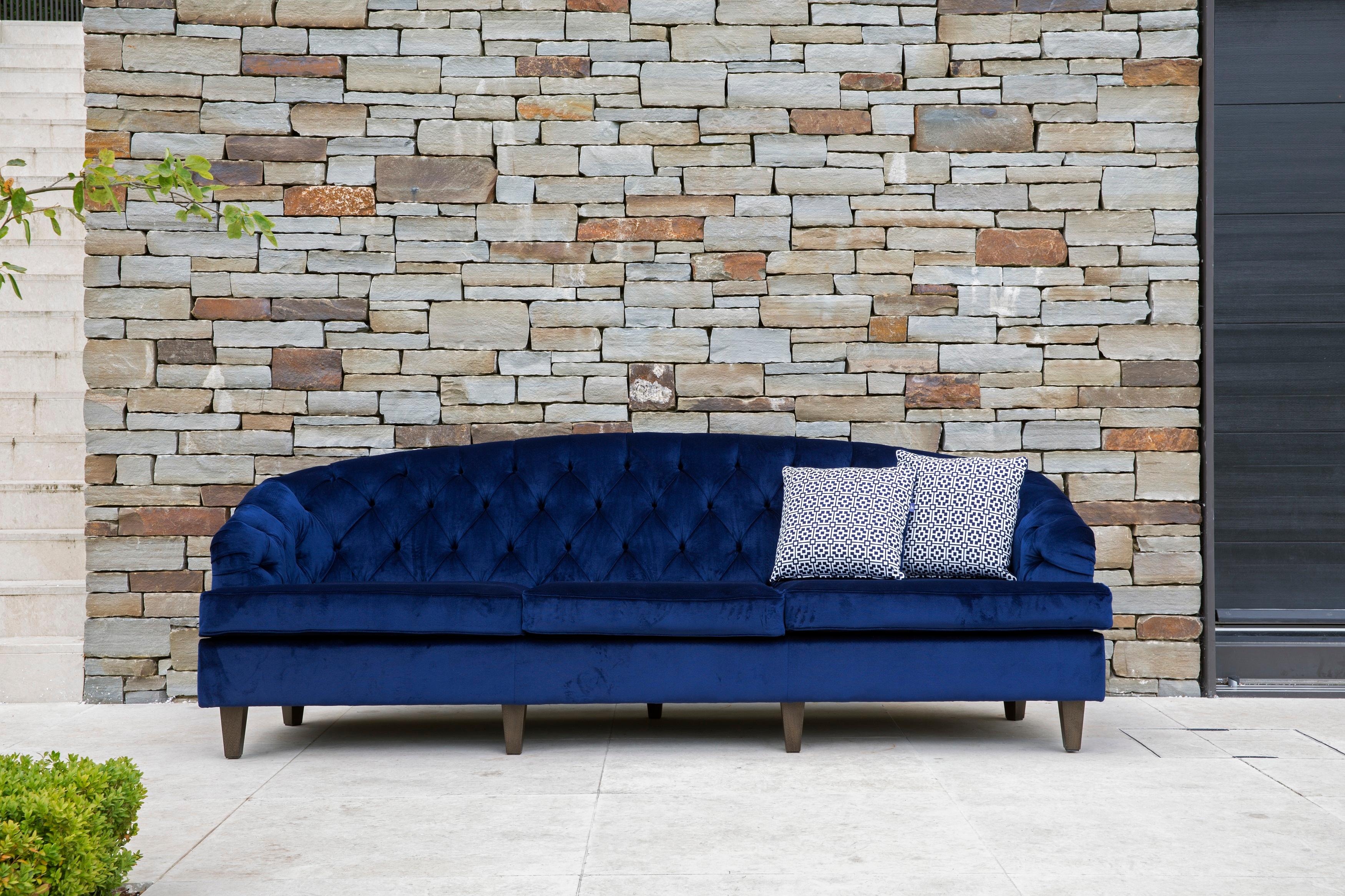 Modern Outdoor Percalo Sofa by Coco Wolf For Sale