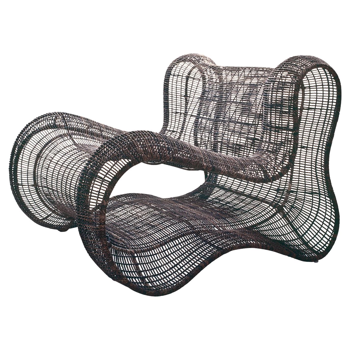 Outdoor Pigalle Easy Armchair by Kenneth Cobonpue For Sale