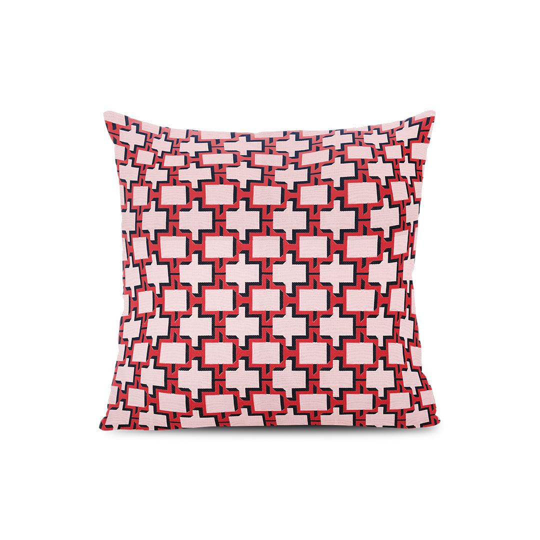 Portuguese Outdoor-Resistant Patterned Pillow by Dedar For Sale