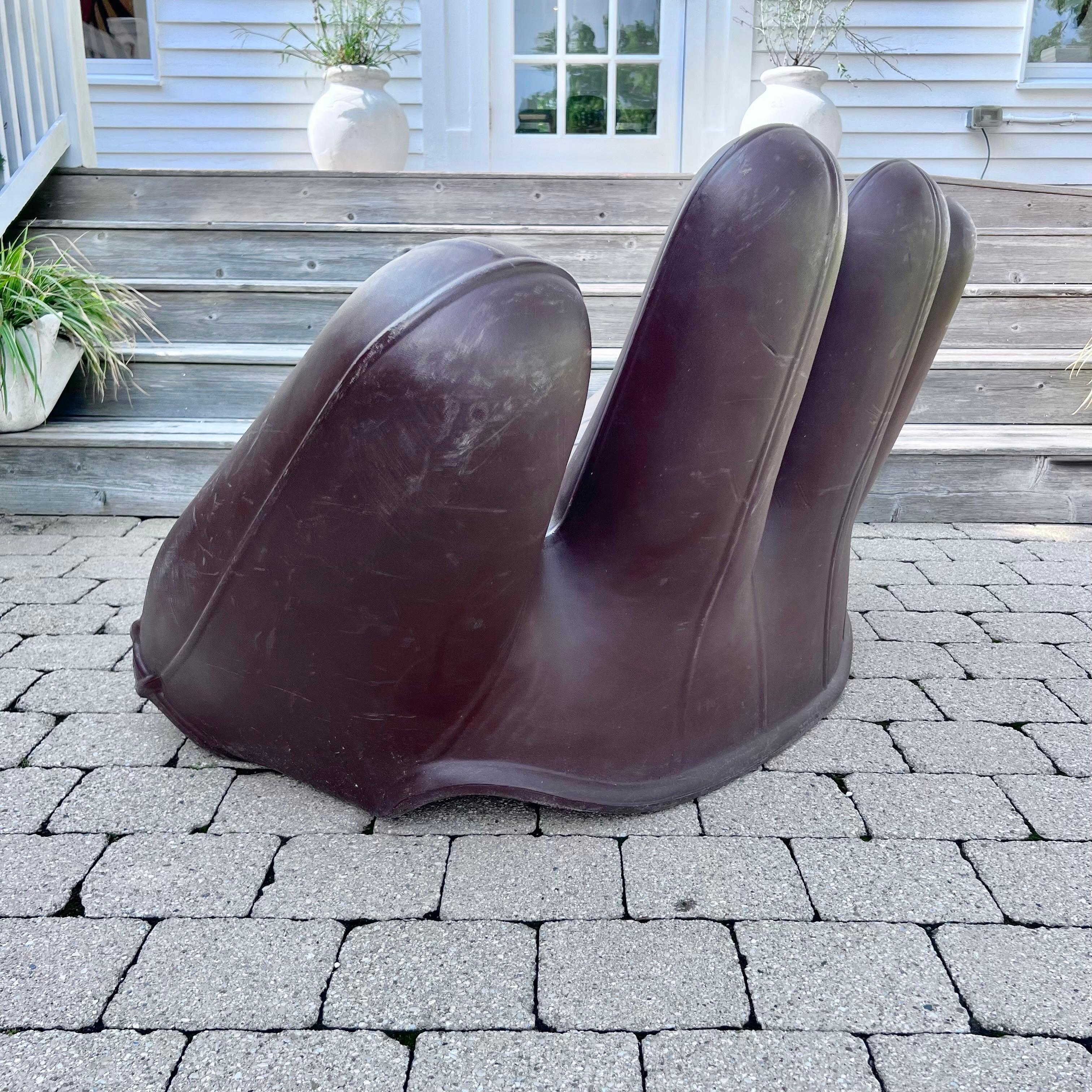 Outdoor Plastic 'Joe' Chair by De Pas, D'Urbino, Lomazzi for Heller, 2003 Italy For Sale 10