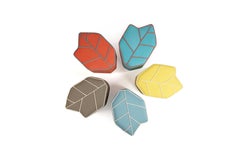 Outdoor Pouf Leaf Seat Ottoman by design by nico