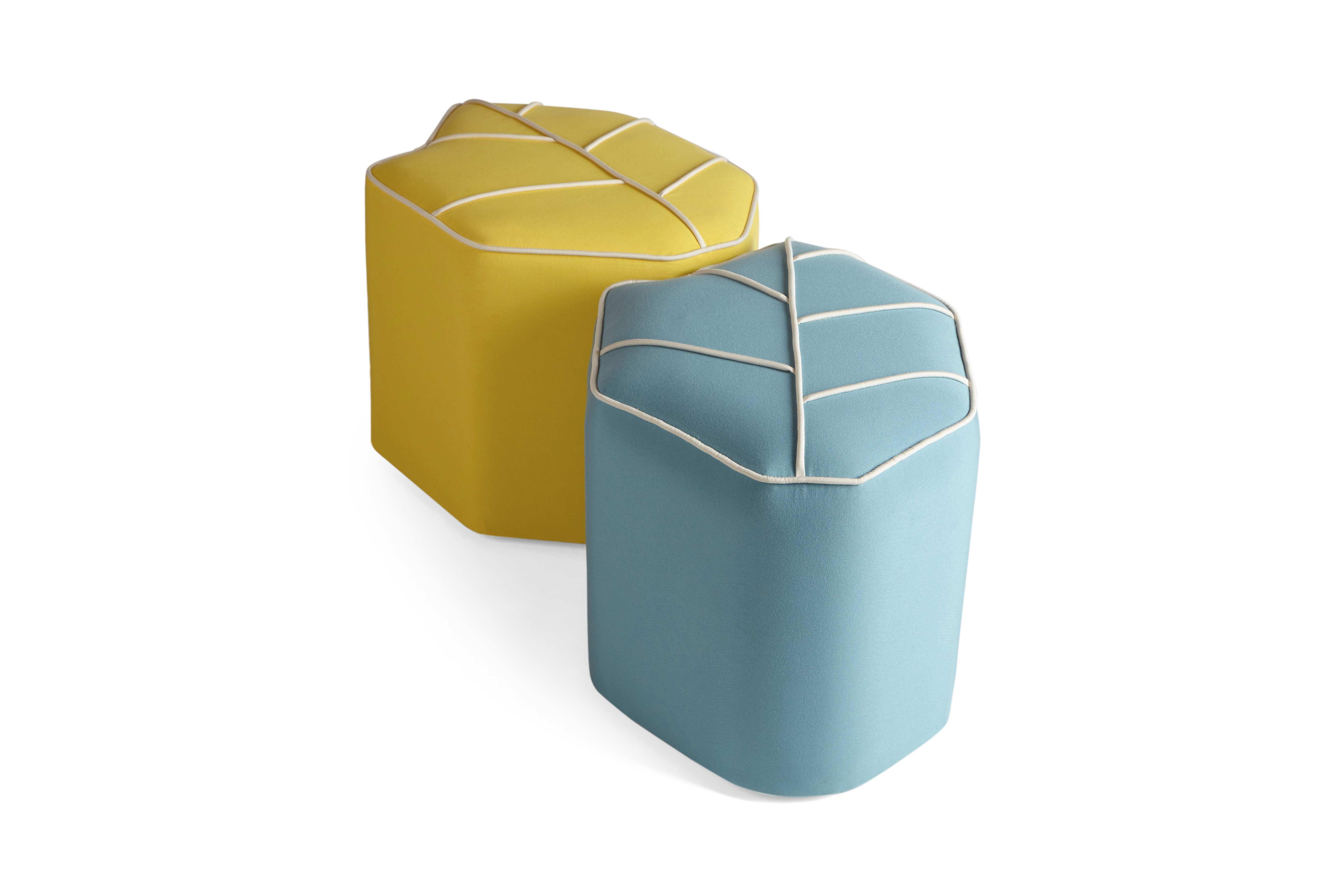 Pouf da esterno con seduta a foglia di design by design by nico In condizioni Nuovo in vendita a HEEMSTEDE, NL