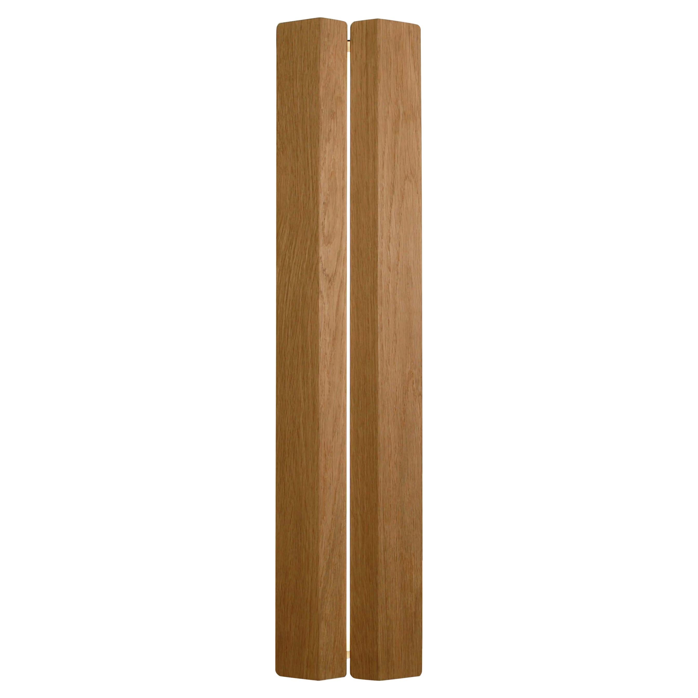 Outdoor Rated Ada Sconce 26 in Oak by Ravenhill Studio For Sale