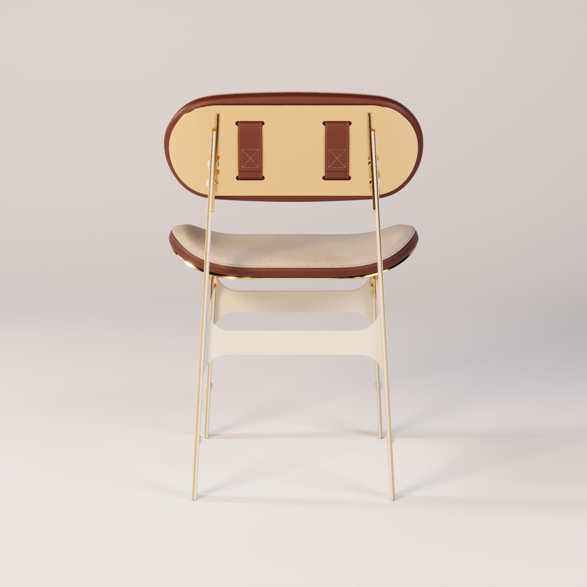 Außenbeständiger Esszimmerstuhl (Moderne) im Angebot