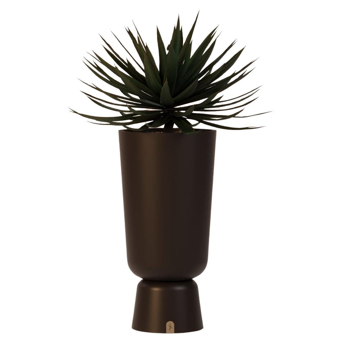 Modern Outdoor Planter Crafted from Weather-Resistant Fiberglass