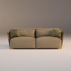 Organic Sofa in with Nautical Rope for Outdoor use