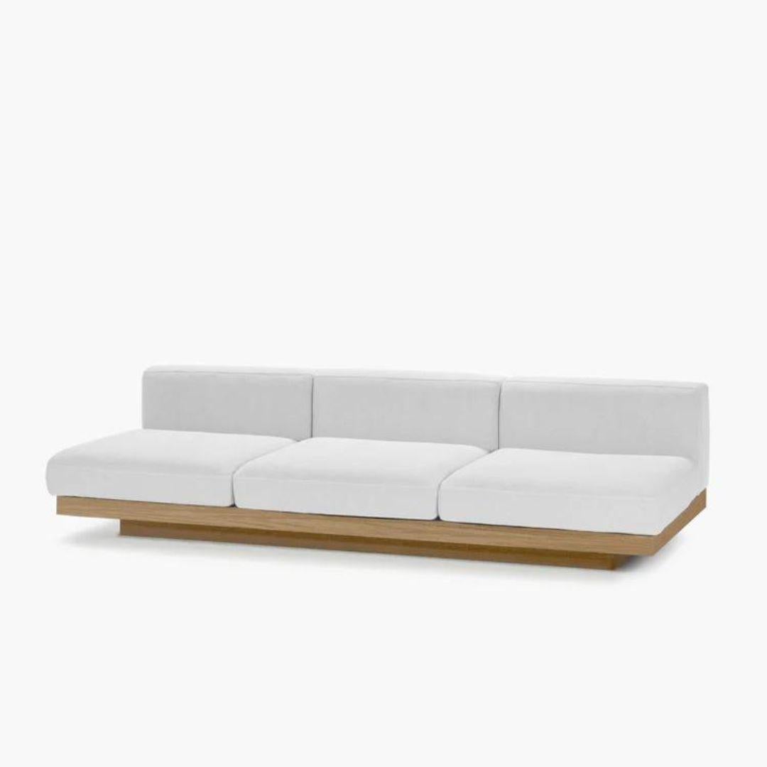 Rudolph Outdoor Three-Seater Sofa by Vincent Van Duysen for Serax For Sale 5