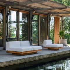 Rudolph Dreisitziges Sofa für draußen von Vincent Van Duysen für Serax