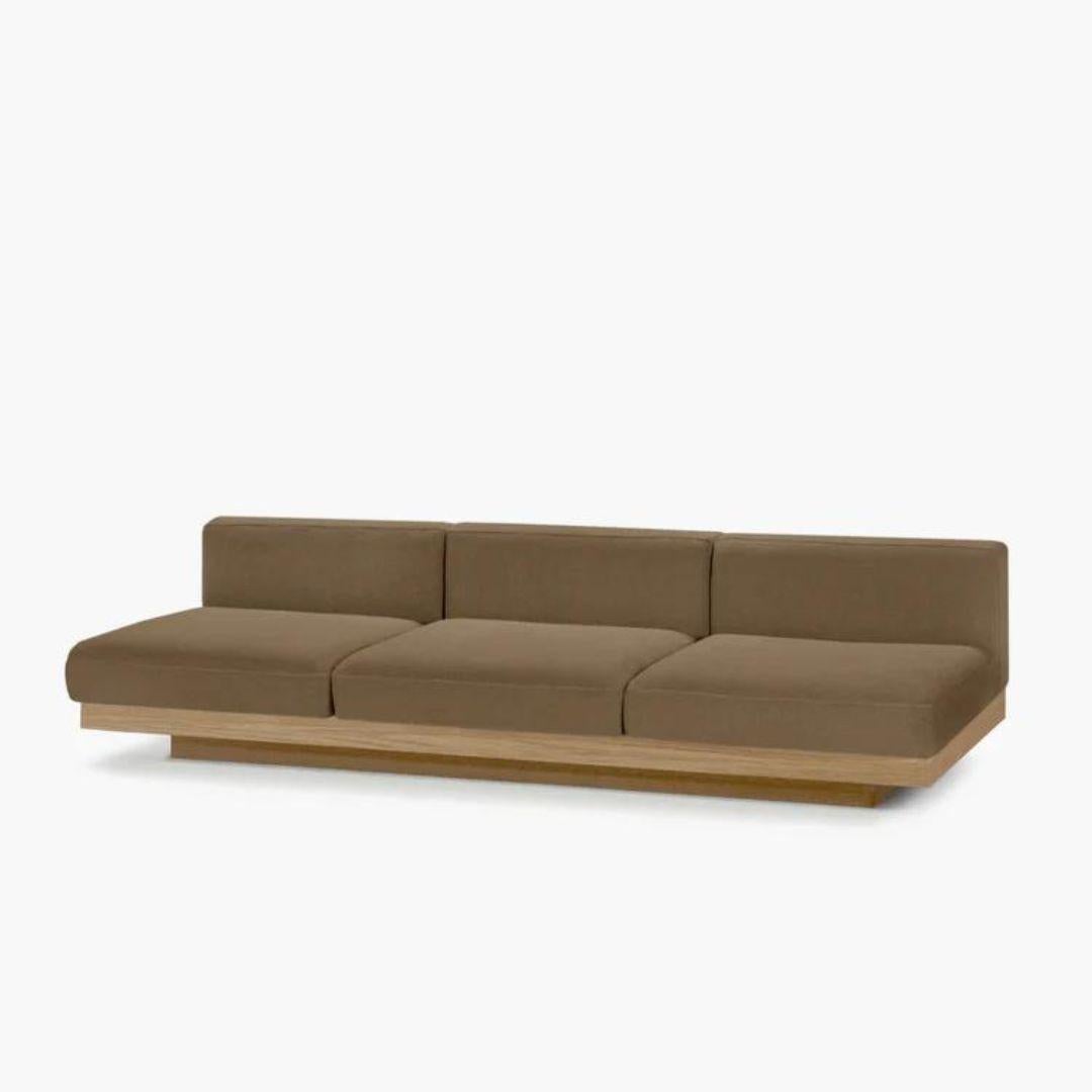 Minimalist Rudolph Outdoor Three-Seater Sofa by Vincent Van Duysen for Serax For Sale